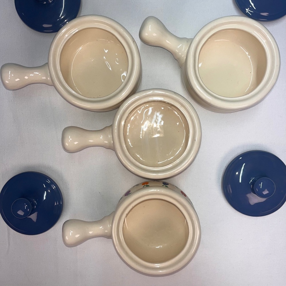 Vintage Set of 4 New‎ Avenues Orchard Soup Bowls. - Picture 4 of 9